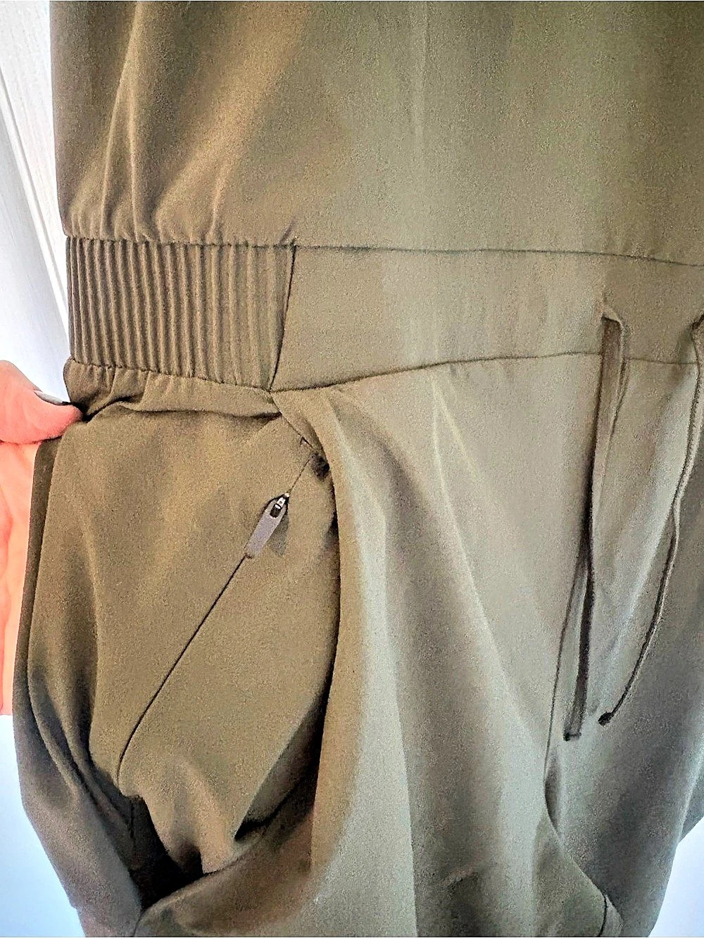 all in motion Olive Sleeveless Jumpsuit Size XXL - Picture 3 of 4